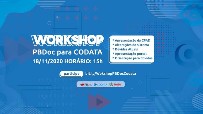 CODATA realiza workshop sobre o PBDoc para seus servidores