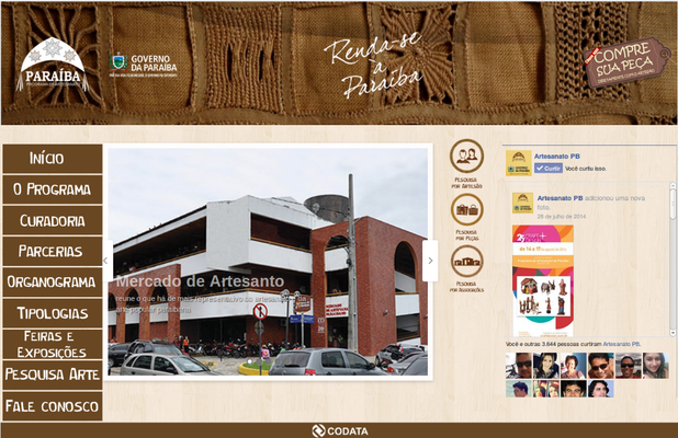 Novo site divulga peças e incentiva produção de artesãos paraibanos