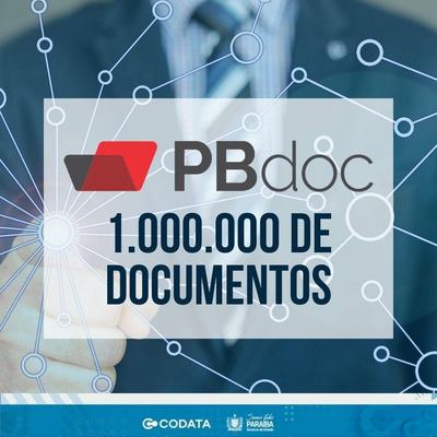 Celeridade e Economia: PBdoc alcança a marca de 1 milhão de documentos digitais