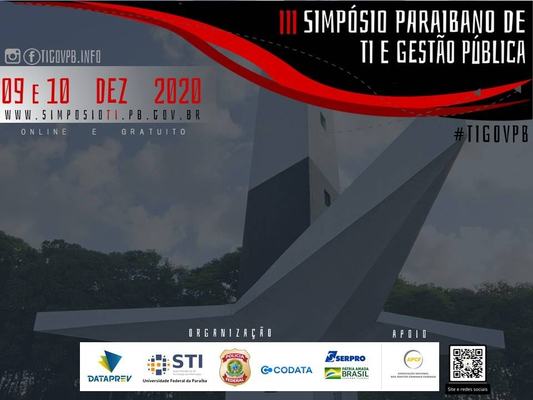 III Simpósio Paraibano de TI e Gestão Pública acontece nos dias 9 e 10 de dezembro
