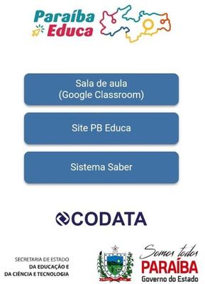 Secretaria de Educação disponibiliza aplicativo com dados patrocinados para alunos e professores da Rede Estadual de Ensino