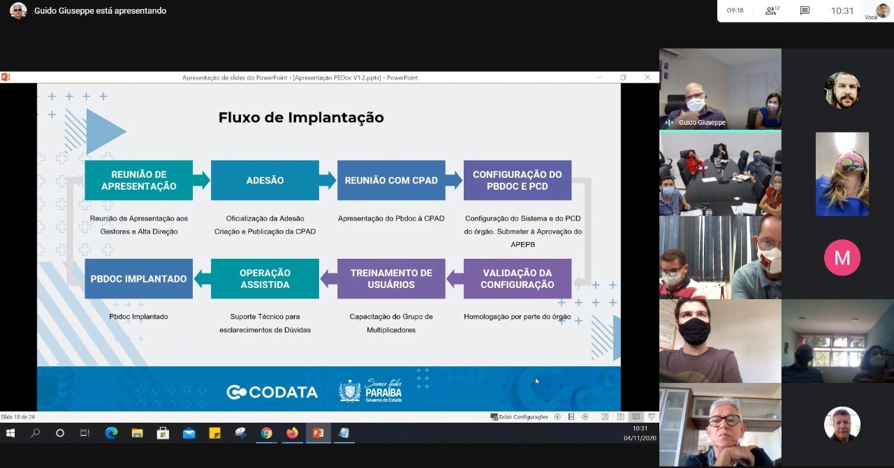 Codata apresenta o PBDoc para Indiretas do Governo da Paraíba