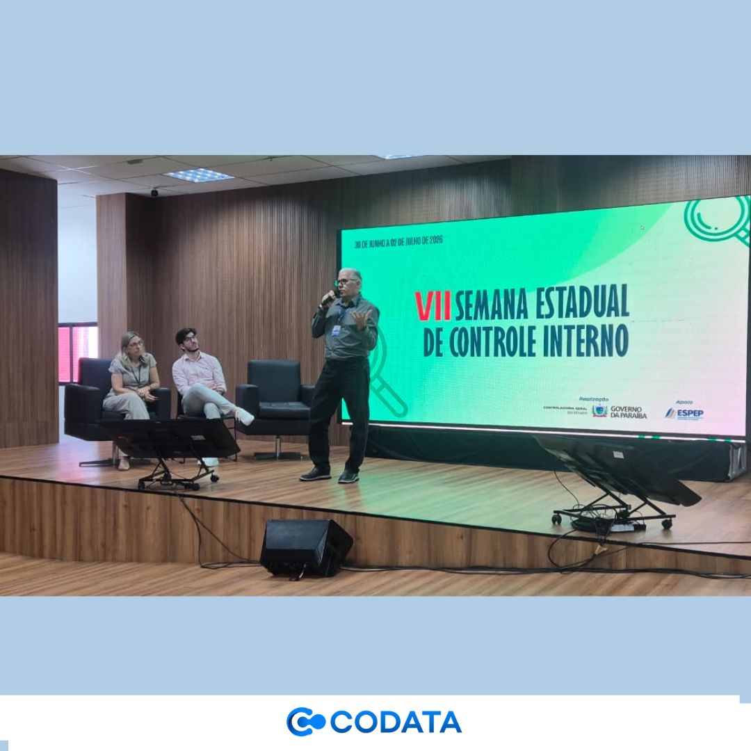 CODATA apresenta plataformas TransferePB e PBObras durante a VII Semana Estadual de Controle Interno