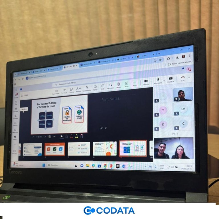 CODATA realiza treinamento sobre Conformidade à LGPD para o Escritório de Representação do Governo da Paraíba em Campina Grande