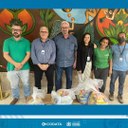 CODATA SOCIAL:  Alimentos arrecadados em confraternização solidária são entregues para Cooperativa de Catadores